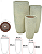 Vaso Ceramica C/3Unidade Bege 79cm - Imagem 1