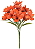 Planta Artificial Buque Astromelia Cetim X15 Laranja 34cm - Imagem 1