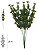 Planta Artificial Folhagem Pinheiro X10 48cm Verde 2T Com 6 Hastes - Imagem 1