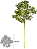 Planta Artificial Buxus C/Print X24 Verde Oliva 57cm - Imagem 1