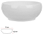 Vaso Bacia Melamina Branco 6,5cm - Imagem 1
