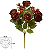 Buque Rosa Cabbage X10 Vermelho Ferrugem Outono 46cm - Imagem 1
