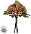 Buque Dalia Ramalhete C/Fita X5 Ocre 33cm - Imagem 1