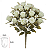 Planta Artificial Buque Rosa Cabbage X18 Creme Outono 48cm - Imagem 1