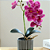 Arranjo Artificial Flor De Orquídea Artificial 1 Haste - Imagem 2
