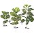 Planta Artificial Ficus Lyrata Tropical de 30cm a 150cm - Imagem 10