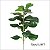 Planta Artificial Ficus Lyrata Tropical de 30cm a 150cm - Imagem 3