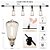 Guirlanda ao ar Livre String Lights, Inquebrável, Impermeável, LED, Decoração - Imagem 8