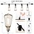 Guirlanda ao ar Livre String Lights, Inquebrável, Impermeável, LED, Decoração - Imagem 2