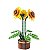 Buquê de Vasos de Plantas para Crianças, Blocos de Construção, Toys - Imagem 2