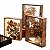 Caixa de Sombra Transparente Molduras Bouquet Display Flores Case Mesa de Madeira - Imagem 11
