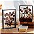 Caixa de Sombra Transparente Molduras Bouquet Display Flores Case Mesa de Madeira - Imagem 3