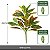 Plantas Artificial Croton De 24cm a 41cm Forração - Imagem 7