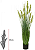 Planta Artificial Folhagem Grass Grain C/Pote Verde 1,20cm - Imagem 1