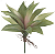 Planta Artificial Folhagem Suculenta Agave C/Raiz X13 Verde Rosa 24cm - Imagem 1