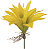 Planta Artificial Folhagem Suculenta Agave C/Raiz X13 Amarelo 24cm - Imagem 1