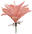 Planta Artificial Folhagem Suculenta Agave C/Raiz X13 Laranja 24cm - Imagem 1