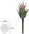 Planta Artificial Suculenta Agave Verde Rosa 21cm - Imagem 1