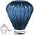 Vaso Decorativo Vidro Azul 35cm - Imagem 1