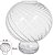 Vaso Decorativo Vidro Transparente 35cm - Imagem 1