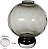 Vaso Decorativo Vidro Cinza 27cm - Imagem 1