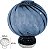 Vaso Decorativo Vidro Azul 27cm - Imagem 1