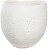 Vaso Decorativo Ceramica Branco 28cm - Imagem 1