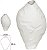 Vaso Decorativo Porcelana Branco 44cm - Imagem 1