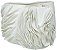 Vaso Decorativo Ceramica Branco 21cm - Imagem 1