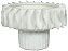 Vaso Decorativo Ceramica Branco 14cm - Imagem 1
