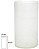 Vaso Decorativo Vidro Branco 30cm - Imagem 1