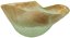 Vaso Decorativo Centro De Mesa Vidro Bege 18cm - Imagem 1