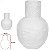 Vaso Decorativo Porcelana Branco 25cm - Imagem 1