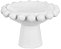 Vaso Decorativo Centro De Mesa Ceramica Branco 23cm - Imagem 1