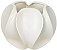Vaso Decorativo Ceramica Branco 22,5cm - Imagem 1