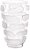Vaso Decorativo Vidro Transparente 32cm - Imagem 1