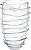 Vaso Decorativo Vidro Transparente 36cm - Imagem 1