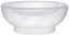 Vaso Decorativo Centro De Mesa Vidro Transparente Fosco 13cm - Imagem 1
