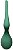Vaso Decorativo Vidro Verde Fosco 45cm - Imagem 1