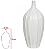 Vaso Decorativo Ceramica Branco 35cm - Imagem 1