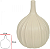 Vaso Decorativo Ceramica Bege 25cm - Imagem 1