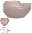 Vaso Decorativo Vidro Coracao Rosa 6cm - Imagem 1