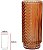 Vaso Decorativo Vidro Laranja 34,3cm - Imagem 1