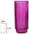 Vaso Decorativo Vidro Rosa 34,3cm - Imagem 1