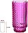 Vaso Decorativo Vidro Rosa 27,6cm - Imagem 1