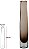 Vaso Decorativo Vidro Marrom 34cm - Imagem 1