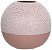 Vaso Decorativo Porcelana Terracota 20cm - Imagem 1