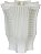 Vaso Decorativo Ceramica Branco 32cm - Imagem 1