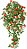 Planta Artificial Folhagem Rosa Pendurar X42 Vermelho 90cm - Imagem 1
