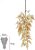 Planta Artificial Folhagem Samambaia Pendurar X33 Verde Outono 90cm - Imagem 1